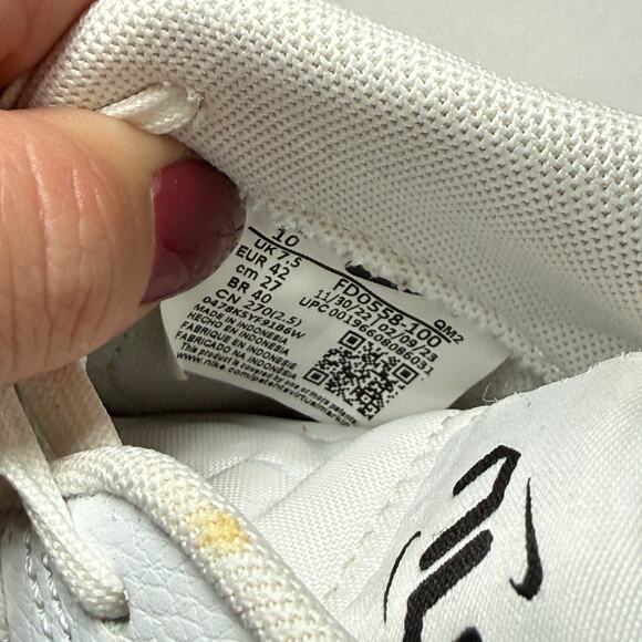 Nike Court Legacy Lift Sneaker Shoes White Hemp Black Summit Women's Size 10 - Picture 8 of 9